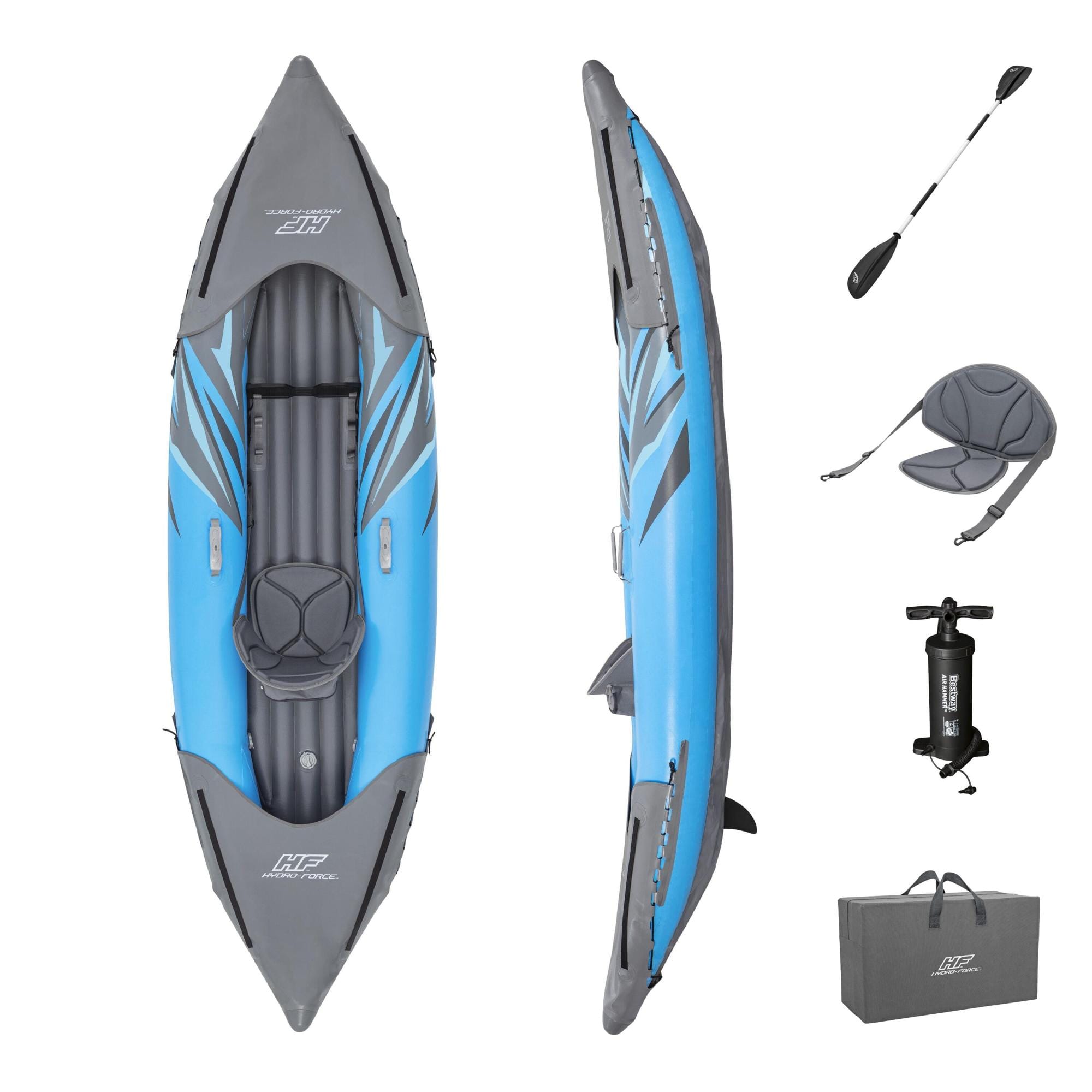 SUP en kajak Surge Elite opblaasbare kayak van 312x93 cm, voor 1 persoon Bestway 1