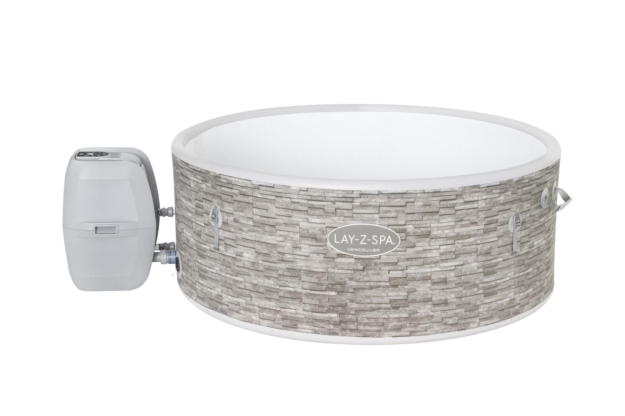 Opblaasbare bubbelbaden Lay-Z Spa Lay-Z-Spa Vancouver AirJet Plus opblaasbare spa 3-5 personen Bestway 1