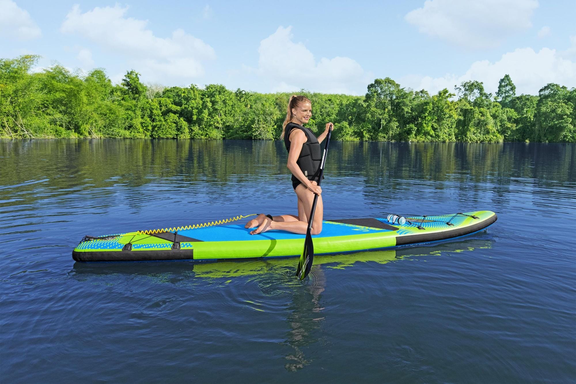 SUP en kajak Aqua Excursion opblaasbaar SUP-board van 381x79x15 cm Bestway 4