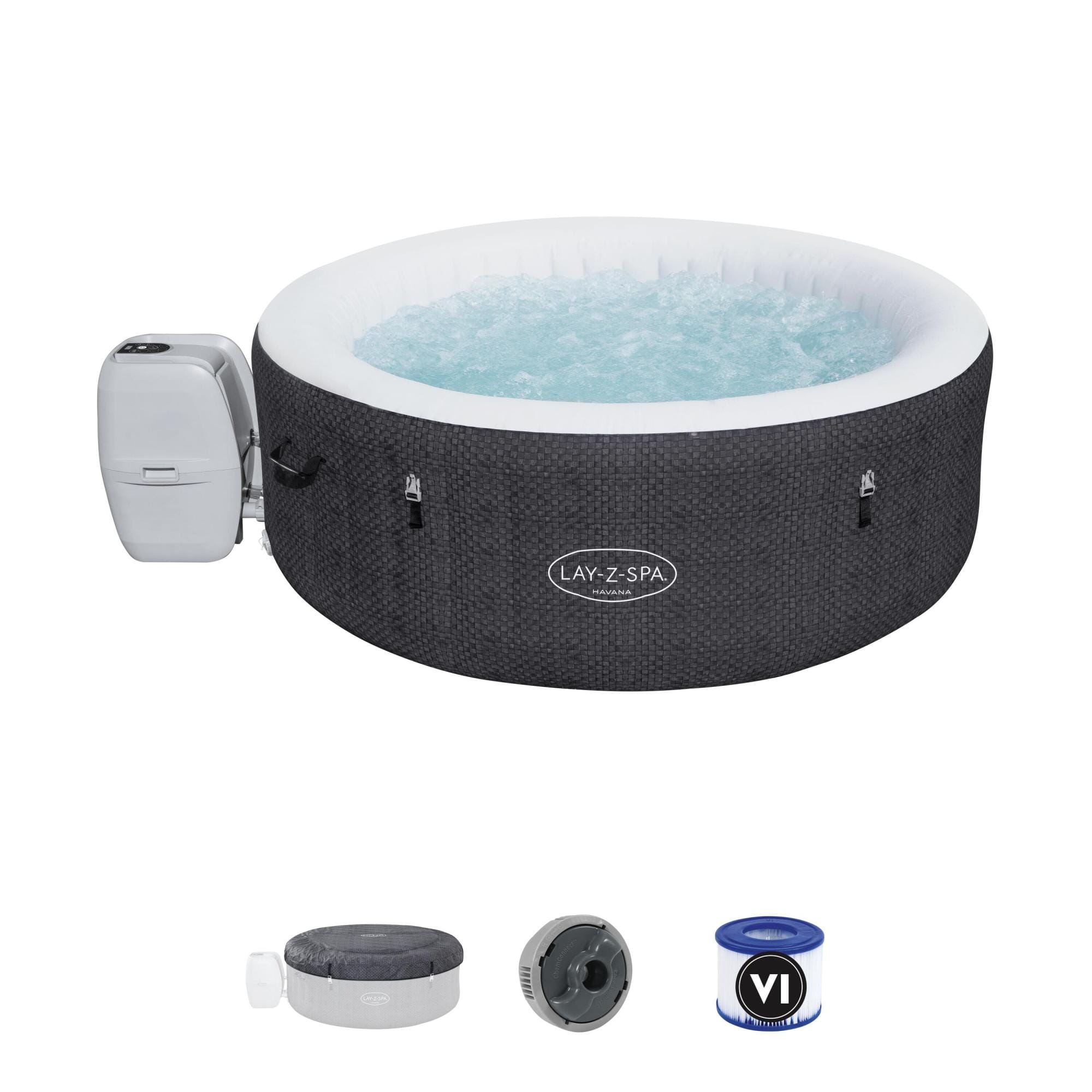 Opblaasbare bubbelbaden Lay-Z Spa Lay-Z-Spa Havana AirJet opblaasbare spa 2-4 personen Bestway 2
