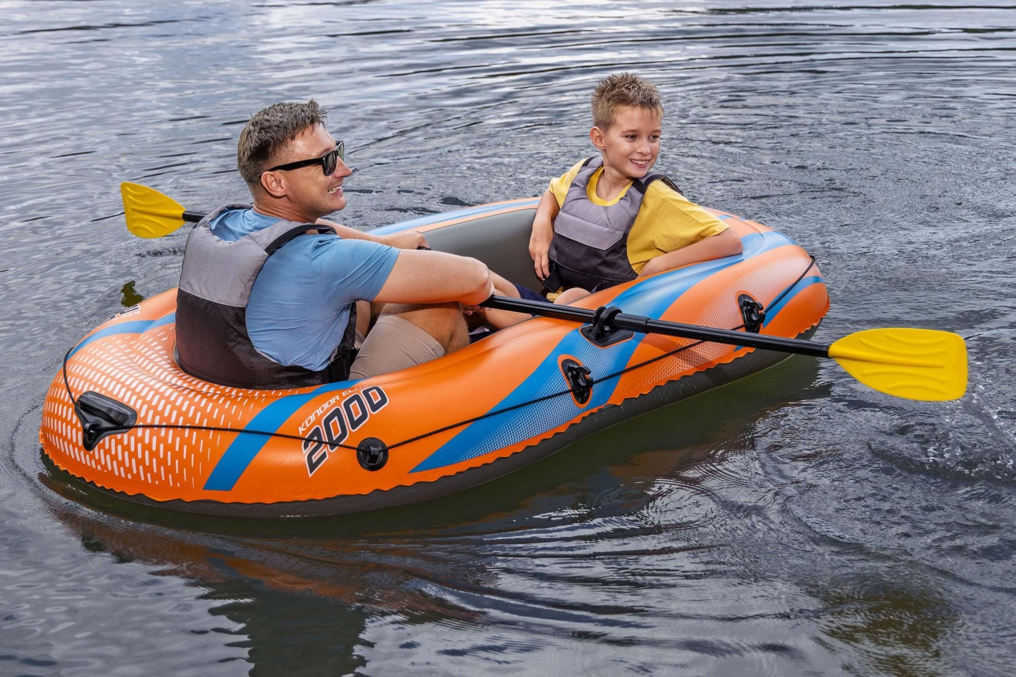 SUP en kajak Bestway Kondor Elite 2000 Opblaasbaar Raft Set 1,96 m x 1,06 m Bestway 2