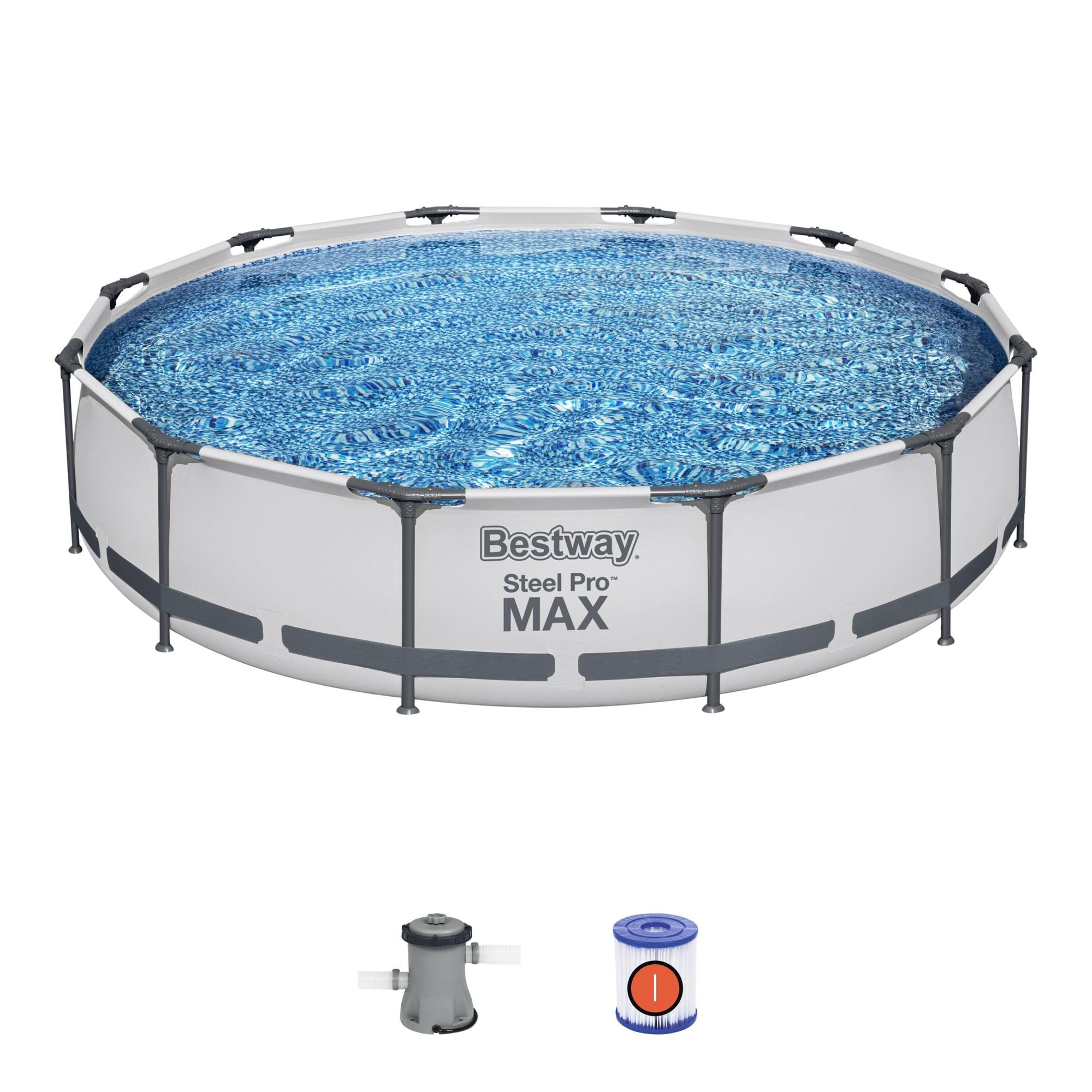 Bovengronds zwembad Steel Pro MAX bovengrondse ronde set van 366x76 cm Bestway 2