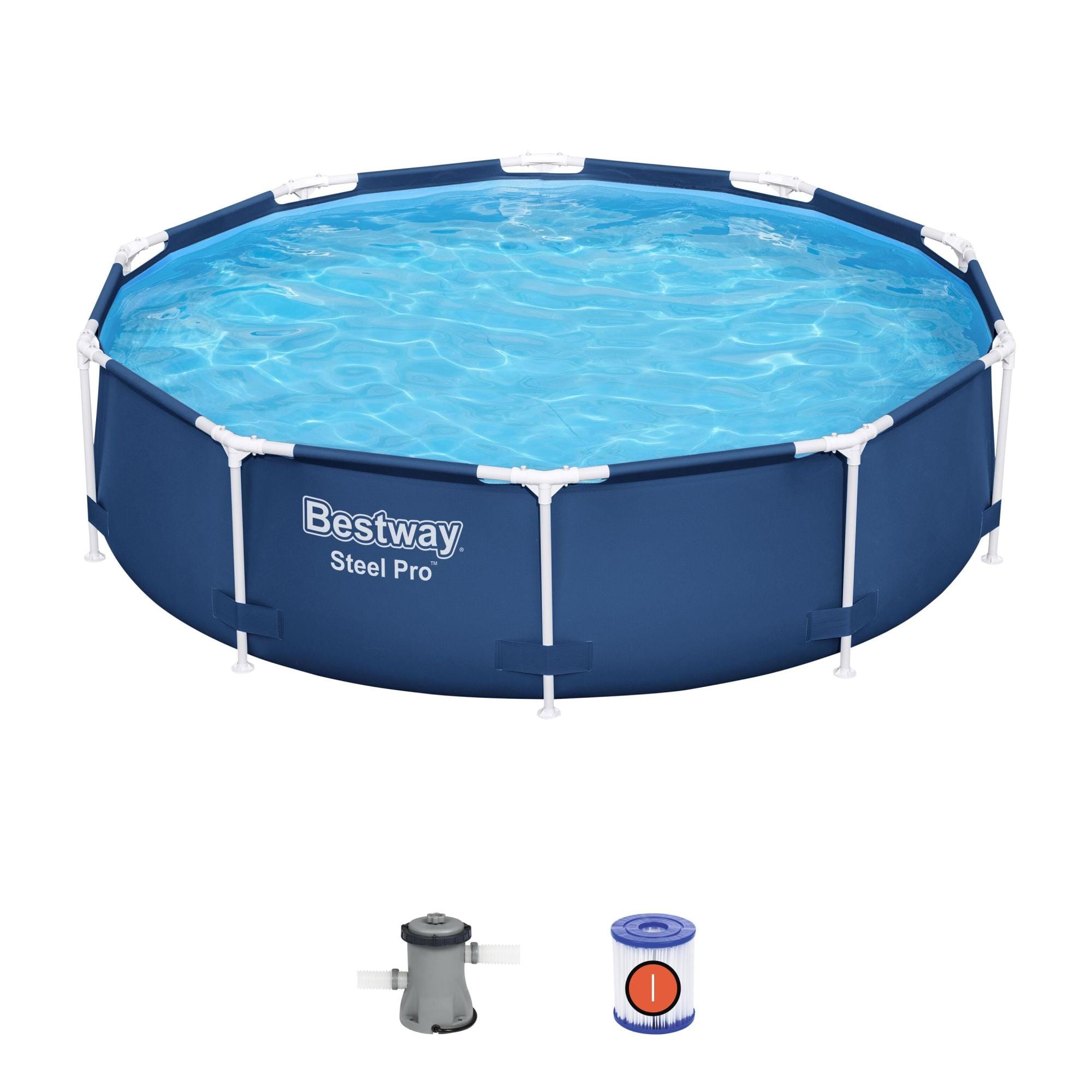 Bovengronds zwembad Steel Pro bovengrondse ronde set van 305x76 cm Bestway 2