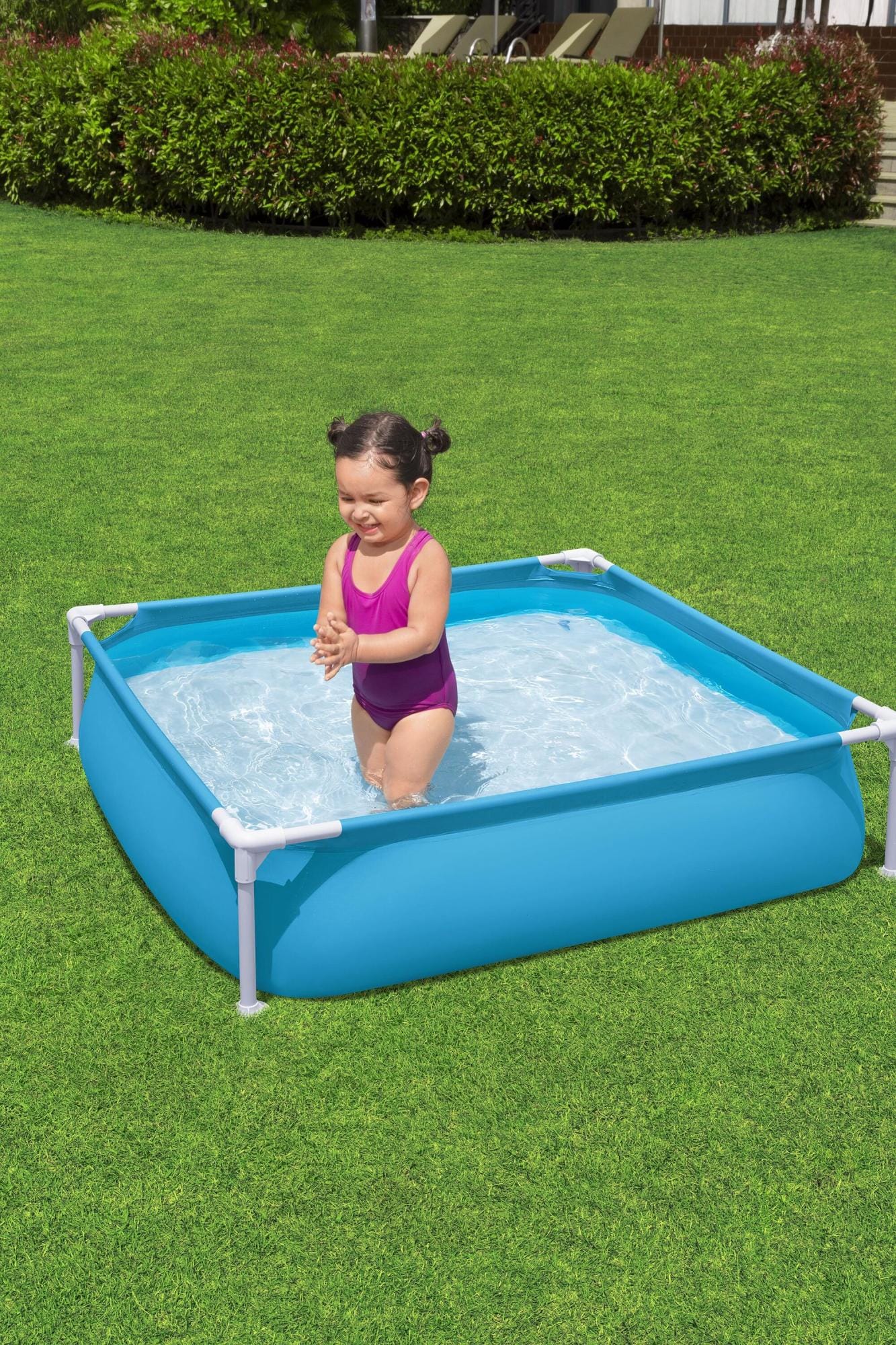 Opblaasbare spullen voor kinderen Bestway My First Frame Bovengronds Zwembad 1,22 m x 1,22 m x 30,5 cm Bestway 4