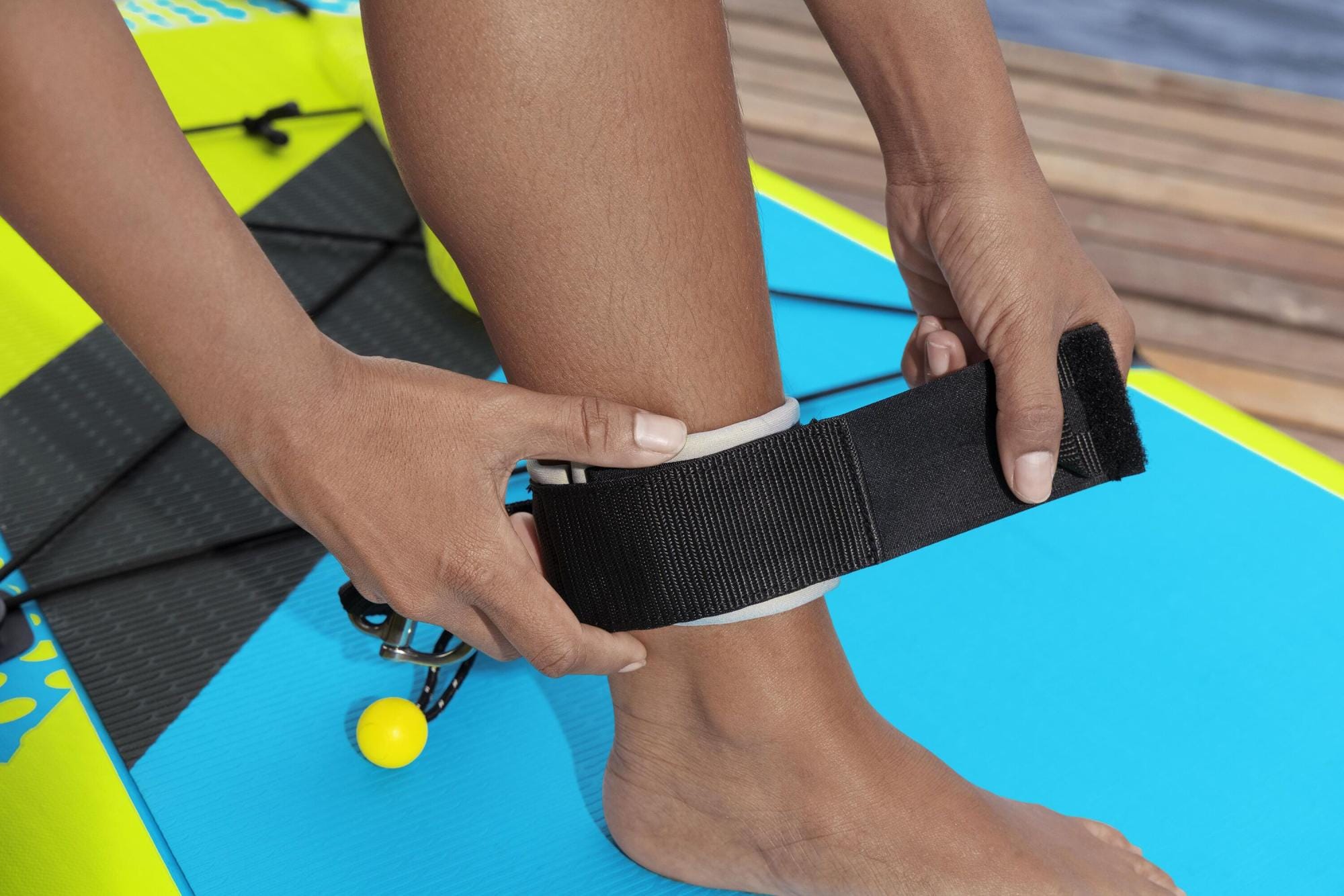 SUP en kajak Hydro-Force Aqua Escape Omvormbare Opblaasbare Stand-Up Paddleboard en Kayak Set 3,5 m Bestway 13