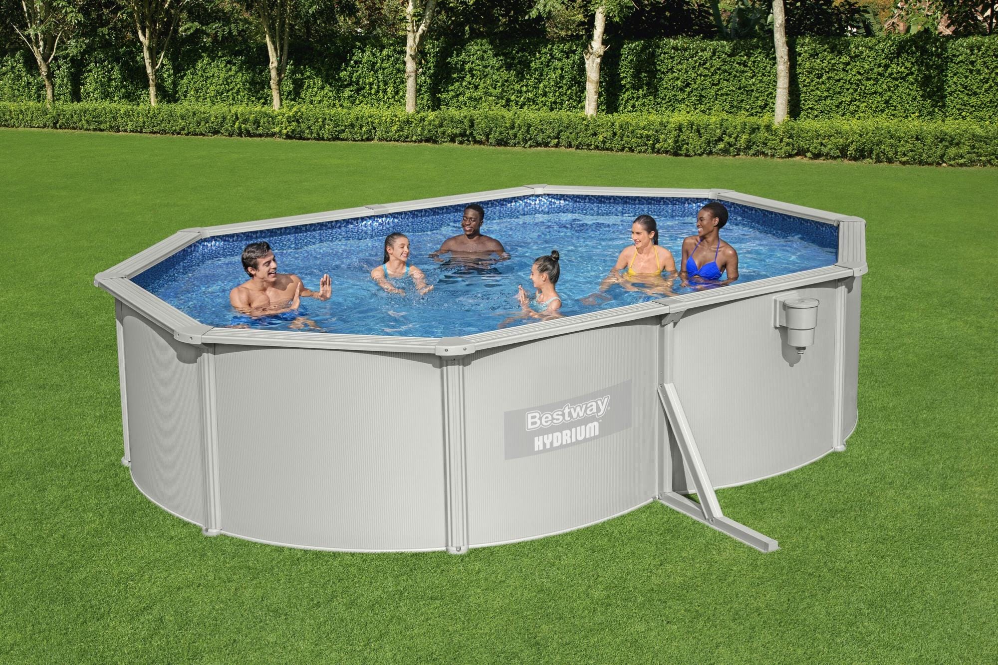 Bovengronds zwembad Bestway Hydrium Bovengrondse Zwembad Set met Stalen Wanden 5,00 m x 3,66 m x 1,22 m Bestway 3