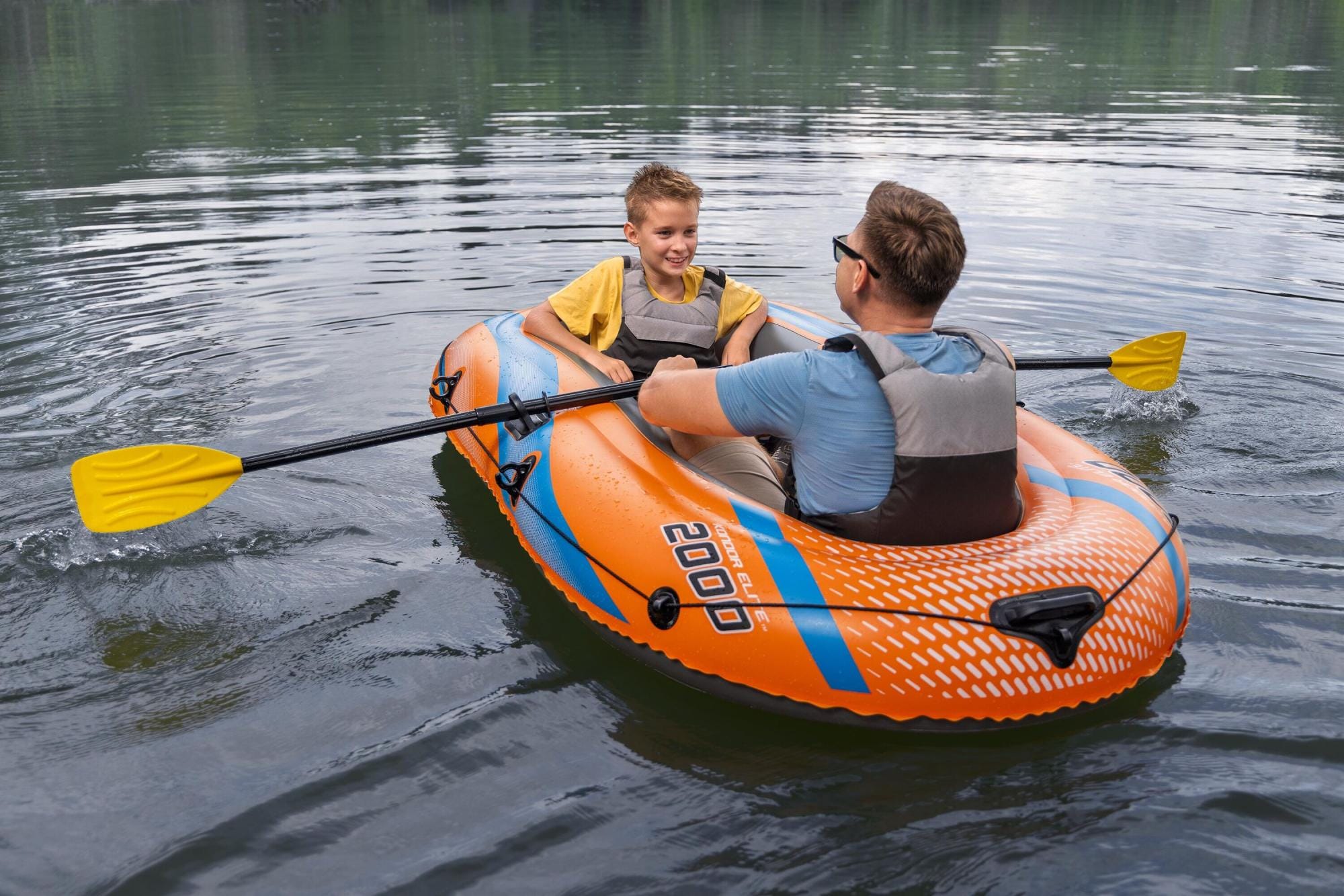 SUP en kajak Bestway Kondor Elite 2000 Opblaasbaar Raft Set 1,96 m x 1,06 m Bestway 4
