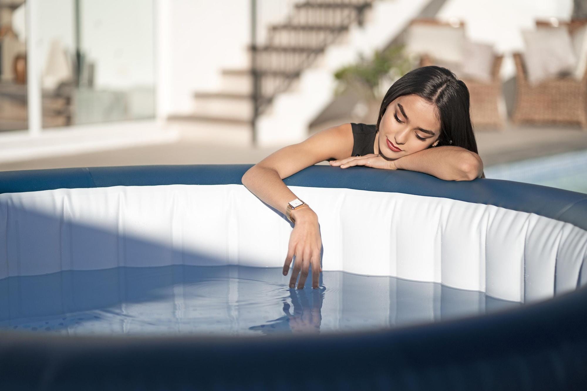 Opblaasbare bubbelbaden Lay-Z Spa Lay-Z-Spa Milan AirJet Plus opblaasbare spa 4-6 personen Bestway 5
