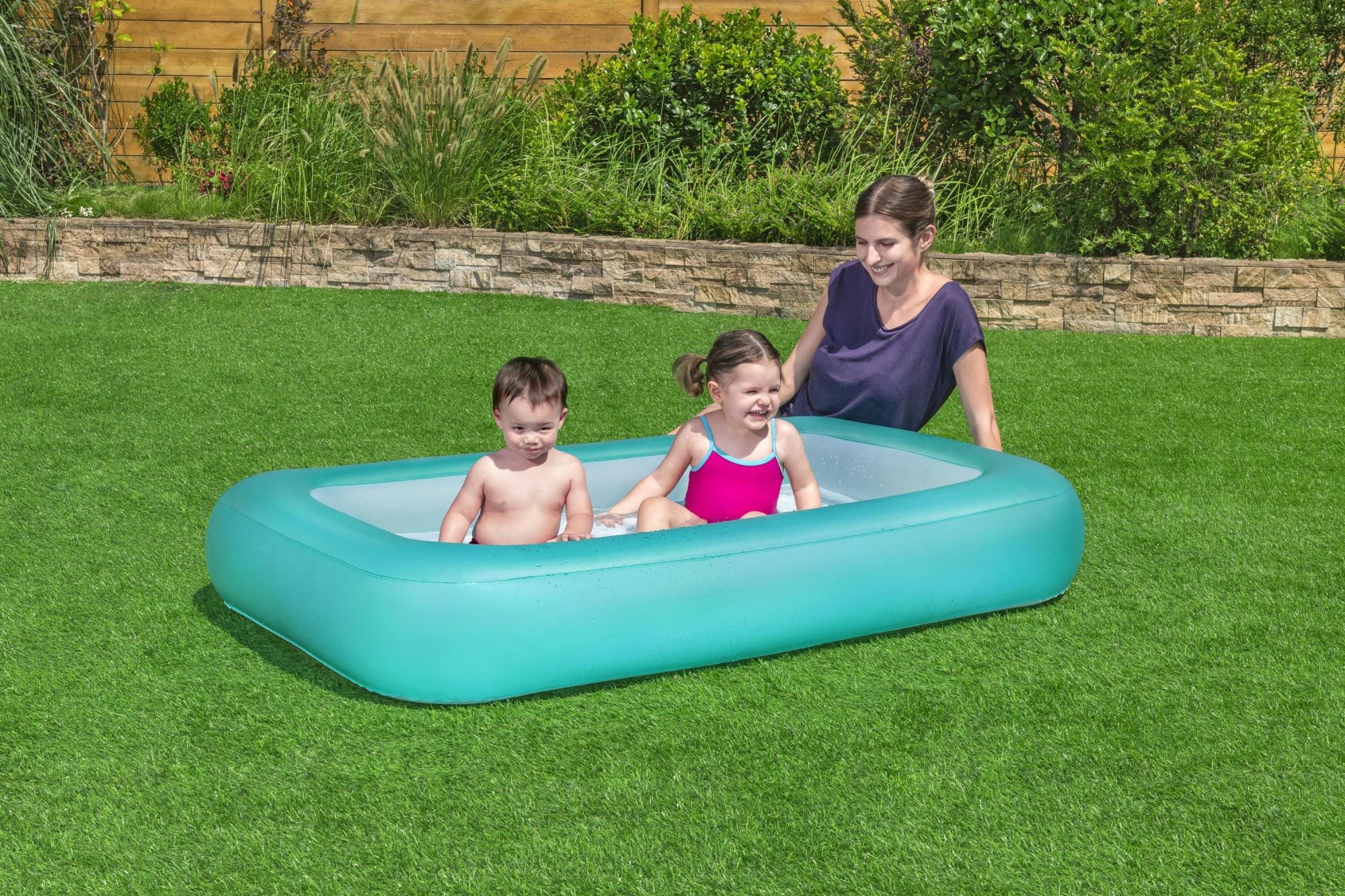 Opblaasbare spullen voor kinderen Bestway Aquababes Kinderzwembad 1,65 m x 1,04 m x 25 cm Bestway 2