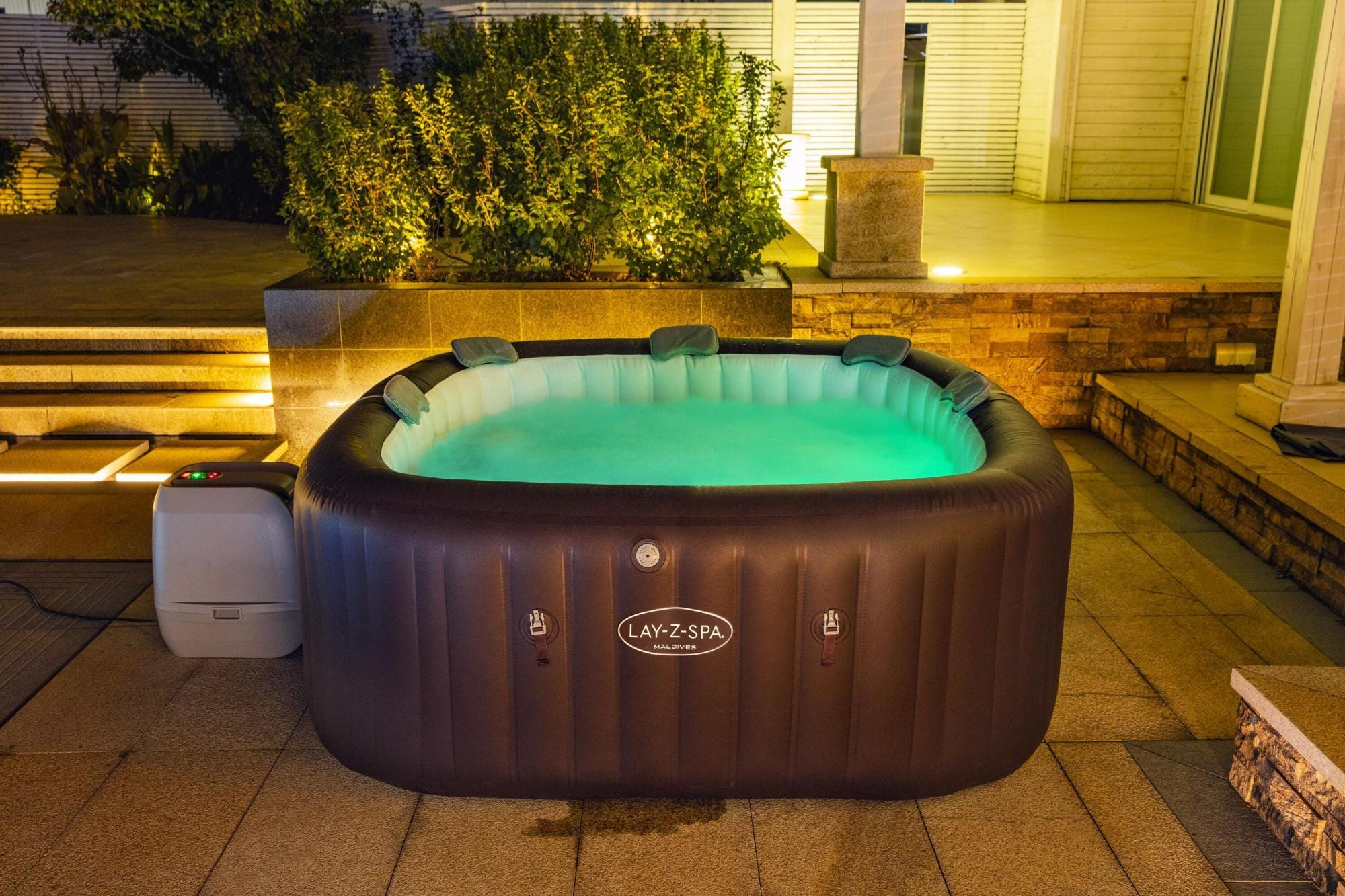 Opblaasbare bubbelbaden Lay-Z Spa Lay-Z-Spa Maldives HydroJet Pro opblaasbare spa 5-7 personen Bestway 7