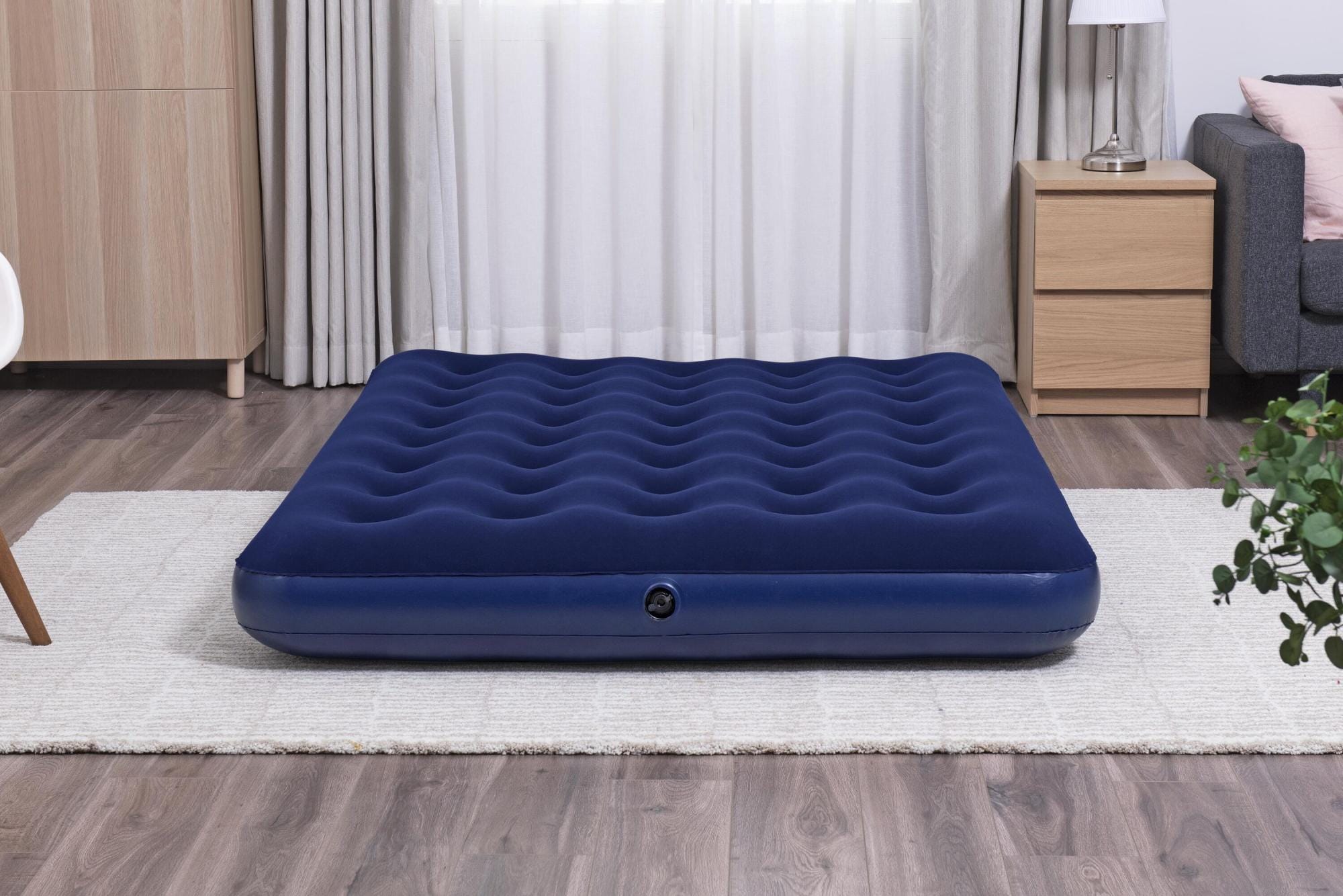 Luchtbed Bestway Junior Blauwe Dubbele Luchtmatras 1.91m x 76cm x 22cm Bestway 4