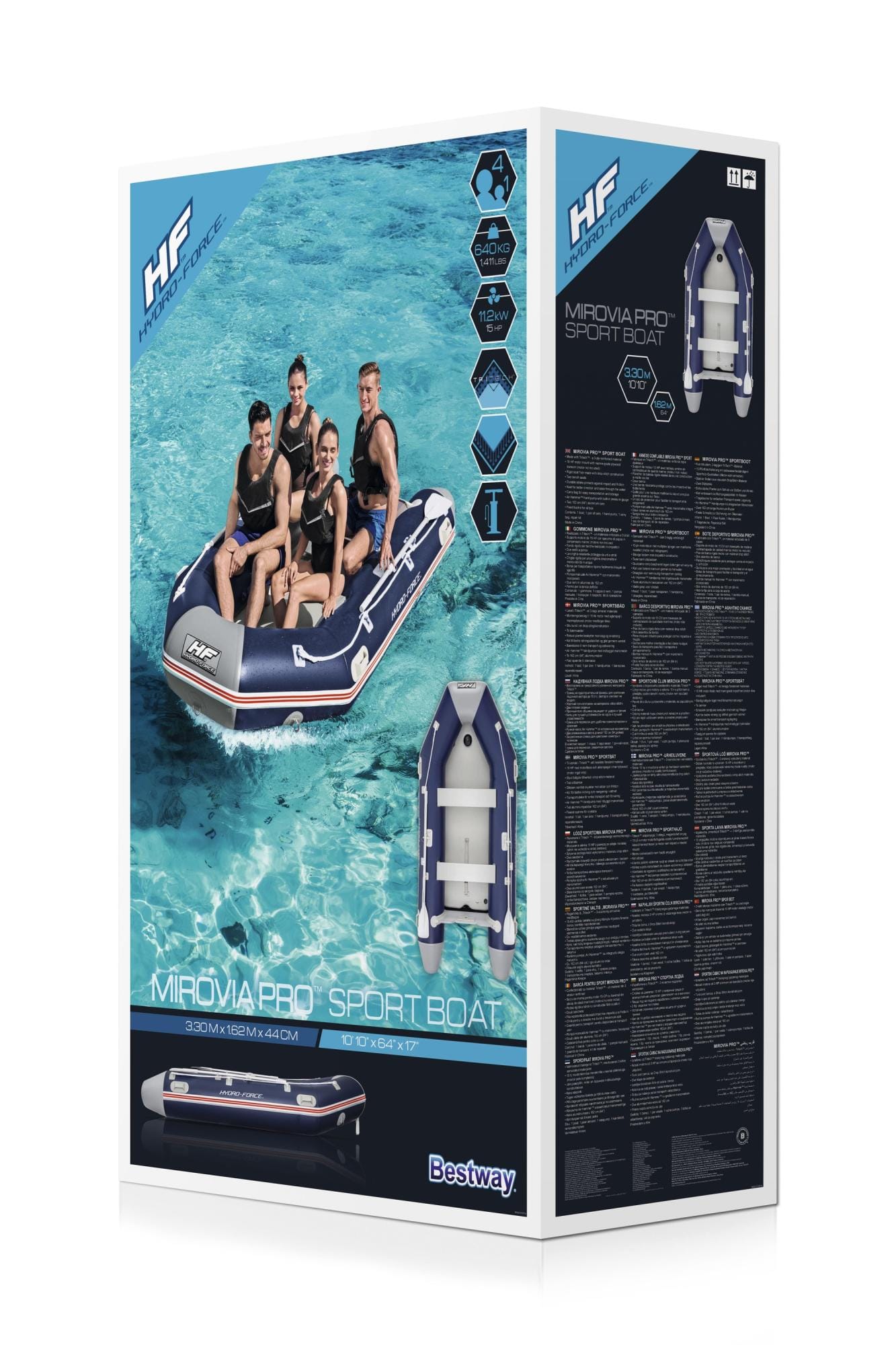 SUP en kajak Hydro-Force Mirovia Pro Opblaasbare Sportboot Set 3,30 m Bestway 11
