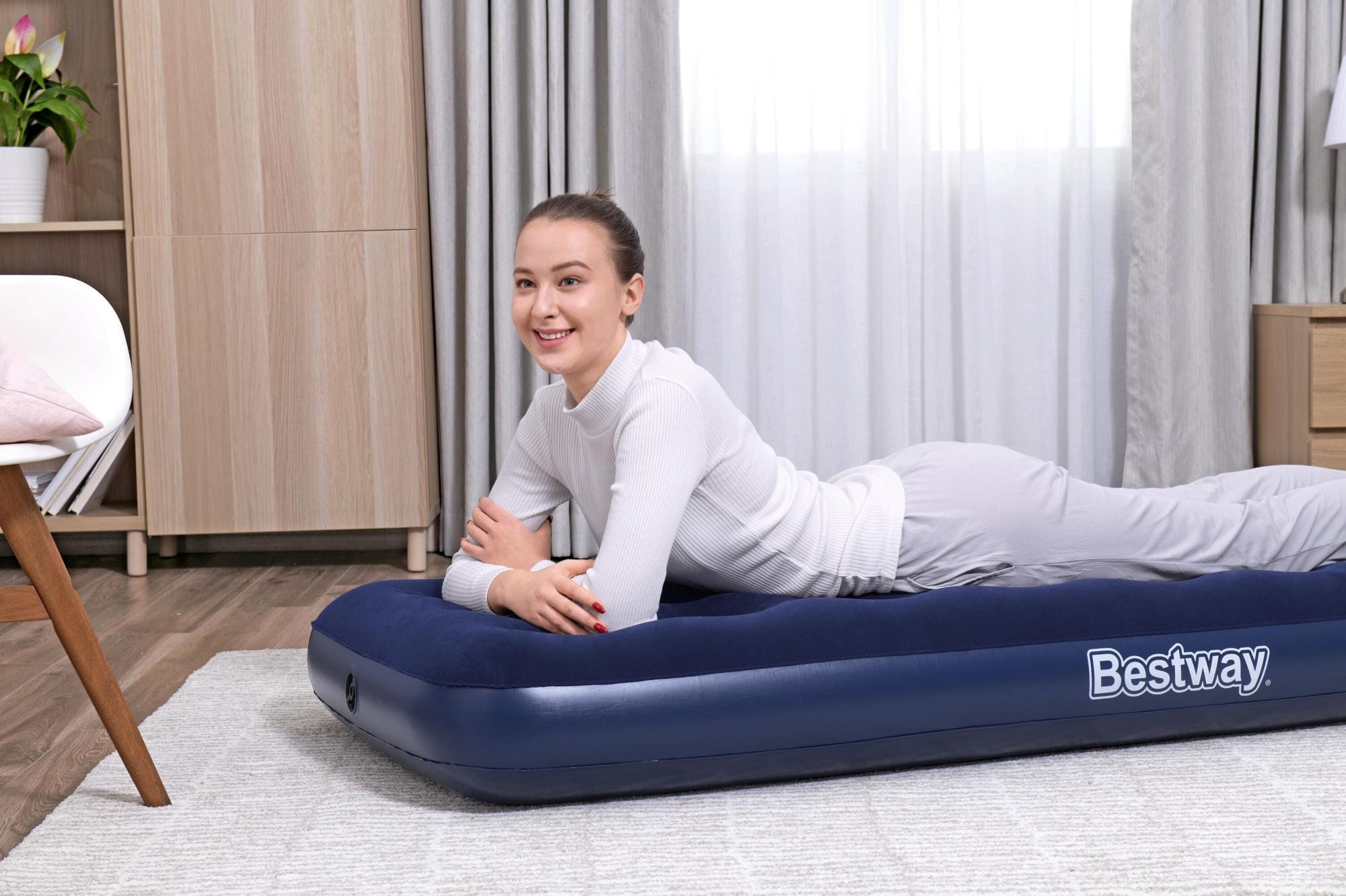 Luchtbed Bestway Junior Dubbele Luchtmatras 1,85 m x 76 cm x 22 cm Bestway 8