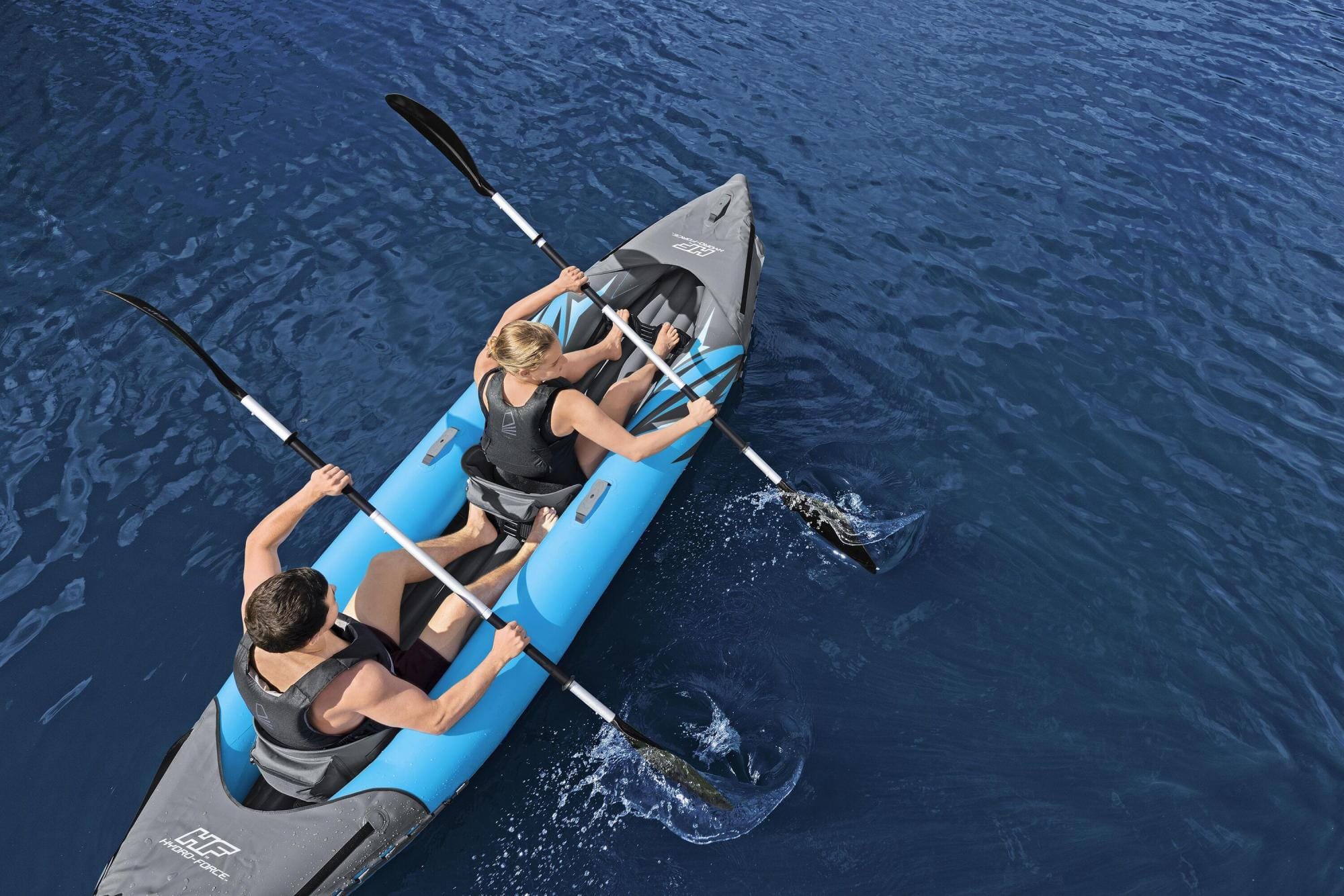 SUP en kajak Surge Elite opblaasbare kayak van 382x94 cm, voor 2 personen Bestway 1