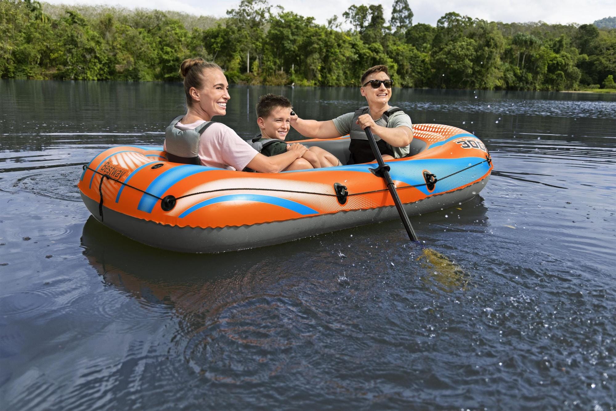 SUP en kajak Bestway Kondor Elite 3000 Opblaasbaar Vlot Set 2,46 m x 1,22 m Bestway 4