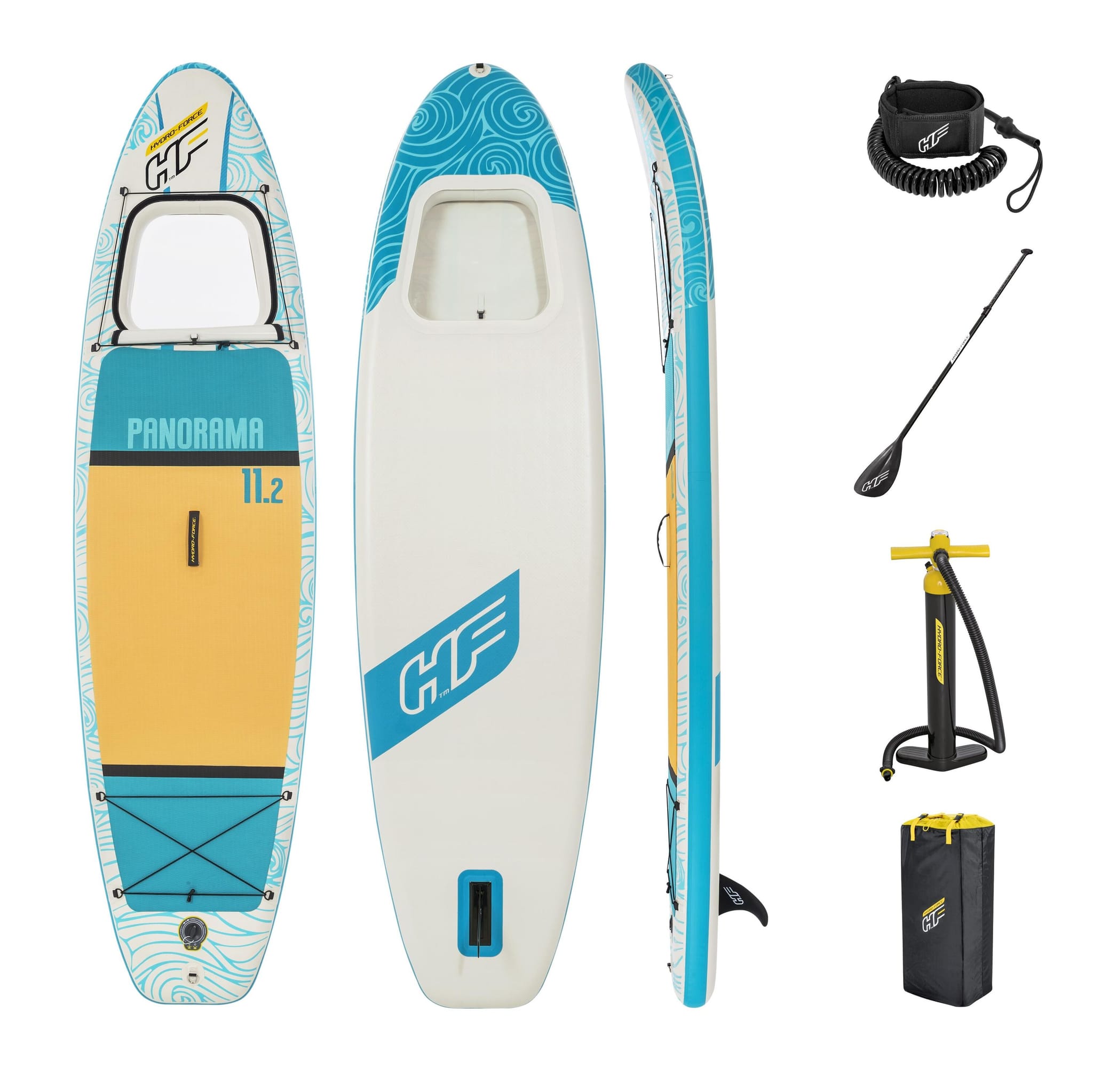 SUP en kajak Panorama opblaasbaar SUP-board van 340x89 cm Bestway 2