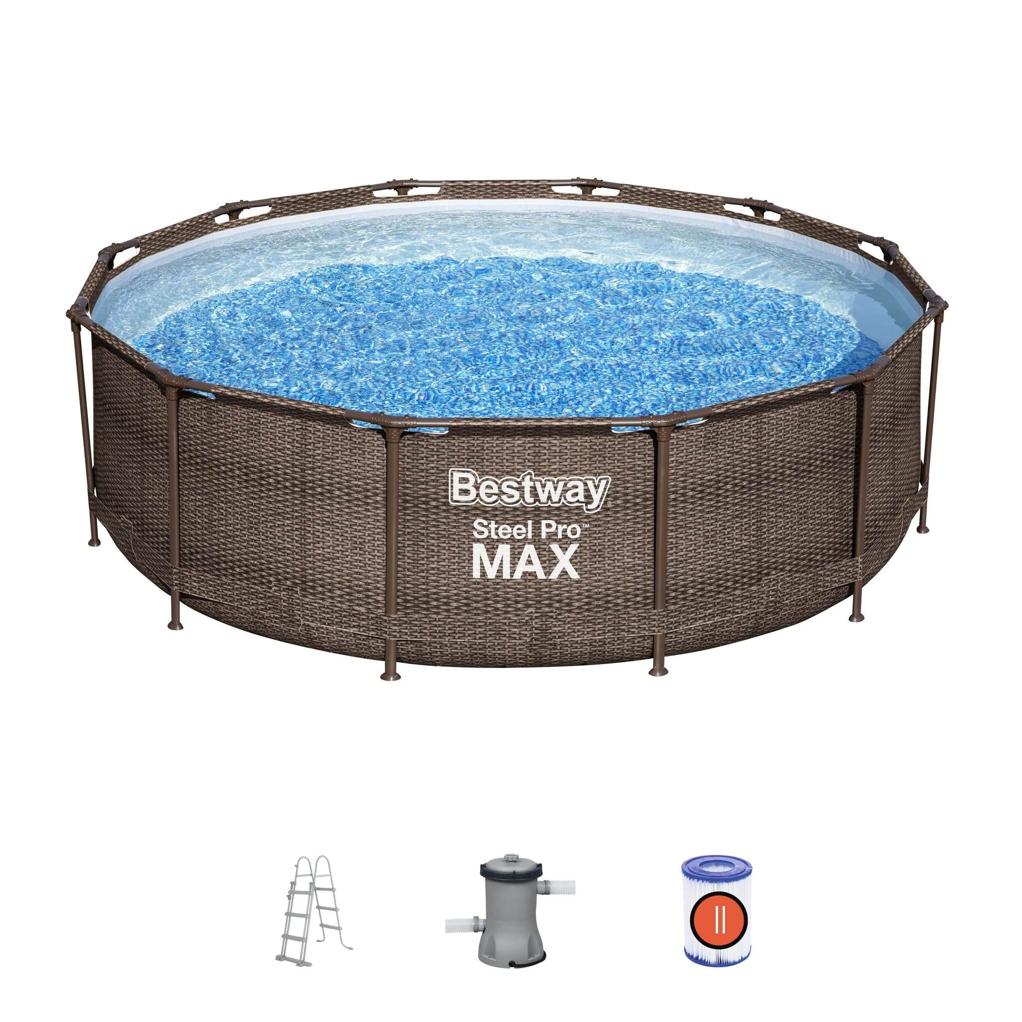 Bovengronds zwembad Steel Pro MAX bovengrondse ronde set - 366x100 cm rotaneffect Bestway 2