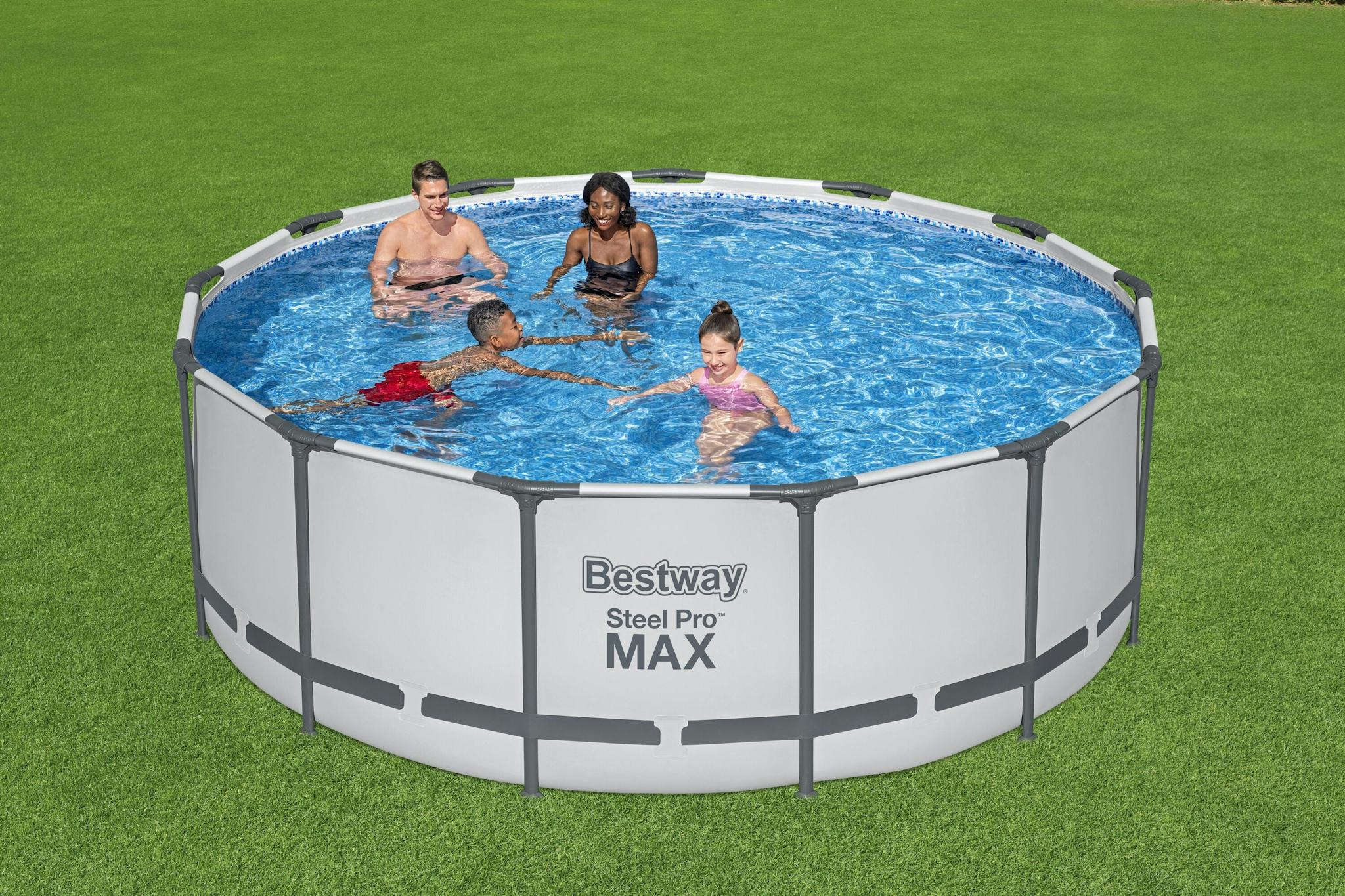 Bovengronds zwembad Steel Pro MAX bovengrondse ronde set van 396x122 cm Bestway 3