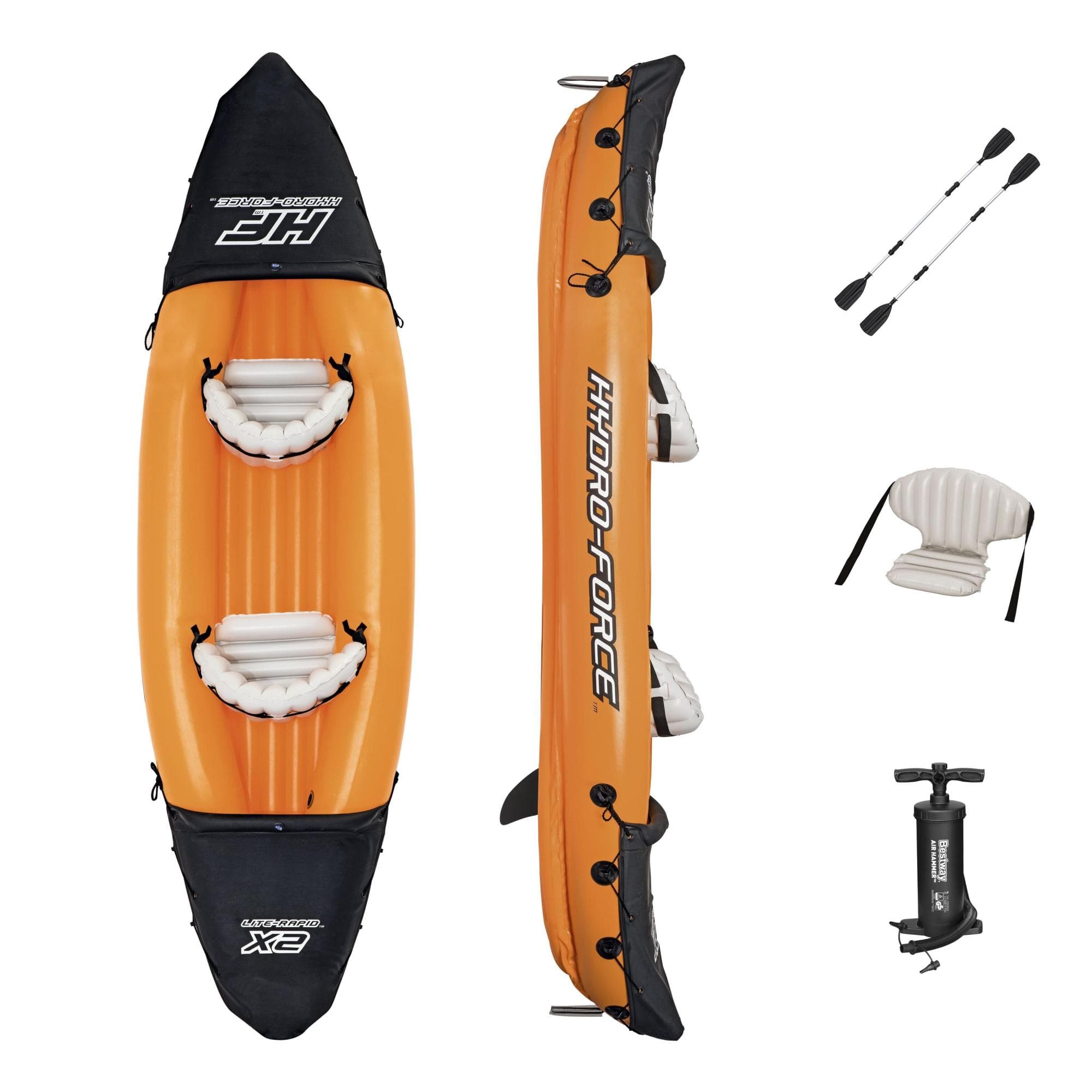 SUP en kajak Hydro-Force Lite-Rapid X2 set met opblaasbare kajak Bestway 1