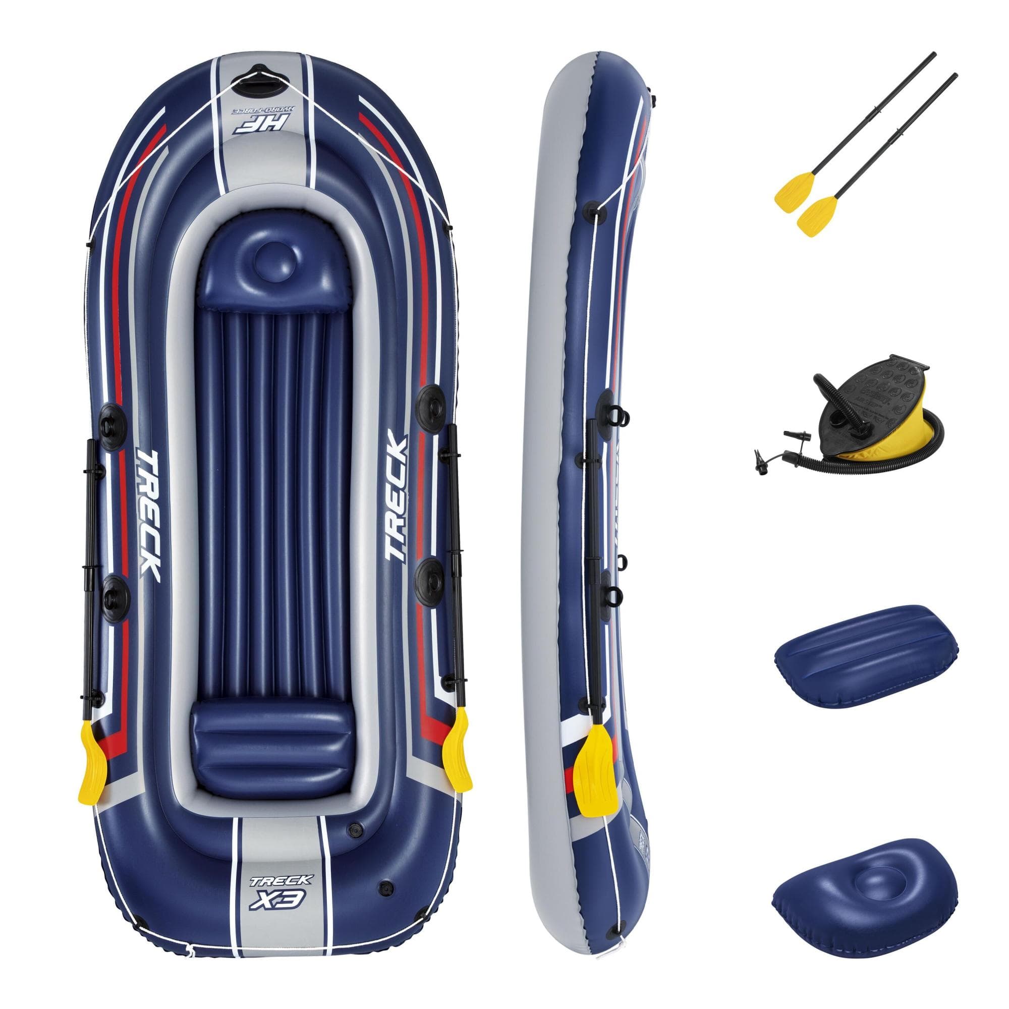 SUP en kajak Hydro-Force Treck X3-set met opblaasboot Bestway 1