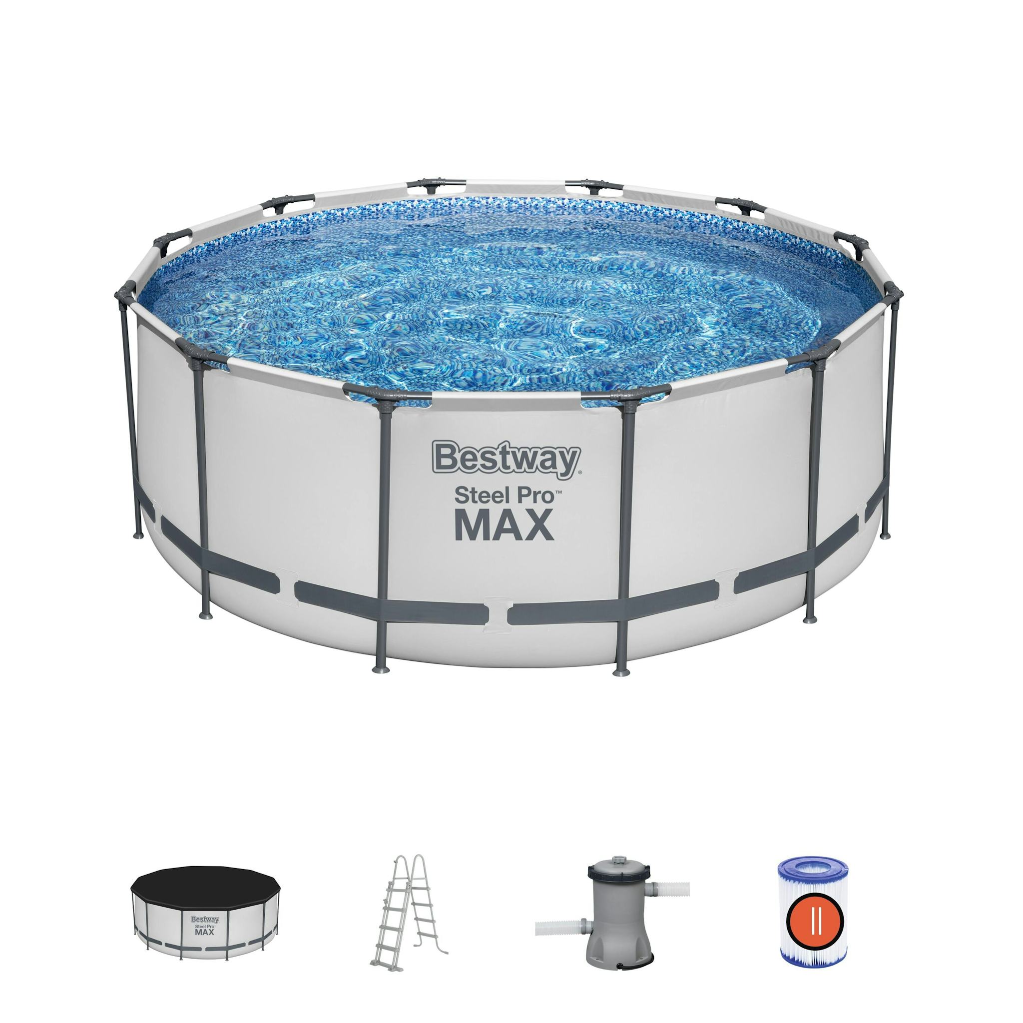 Bovengronds zwembad Steel Pro MAX bovengrondse ronde set van 366x122 cm Bestway 2