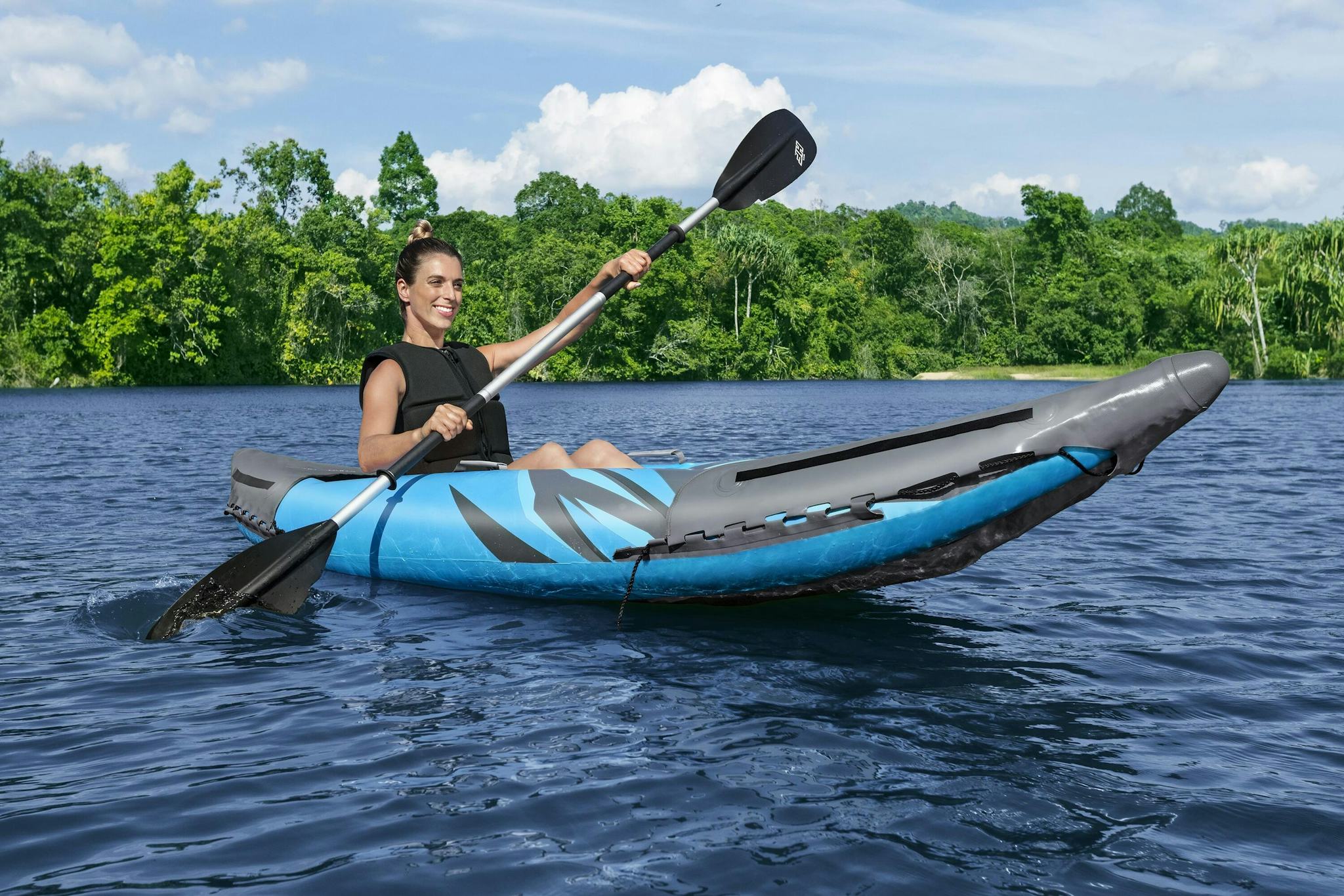 SUP en kajak Surge Elite opblaasbare kayak van 312x93 cm, voor 1 persoon Bestway 5