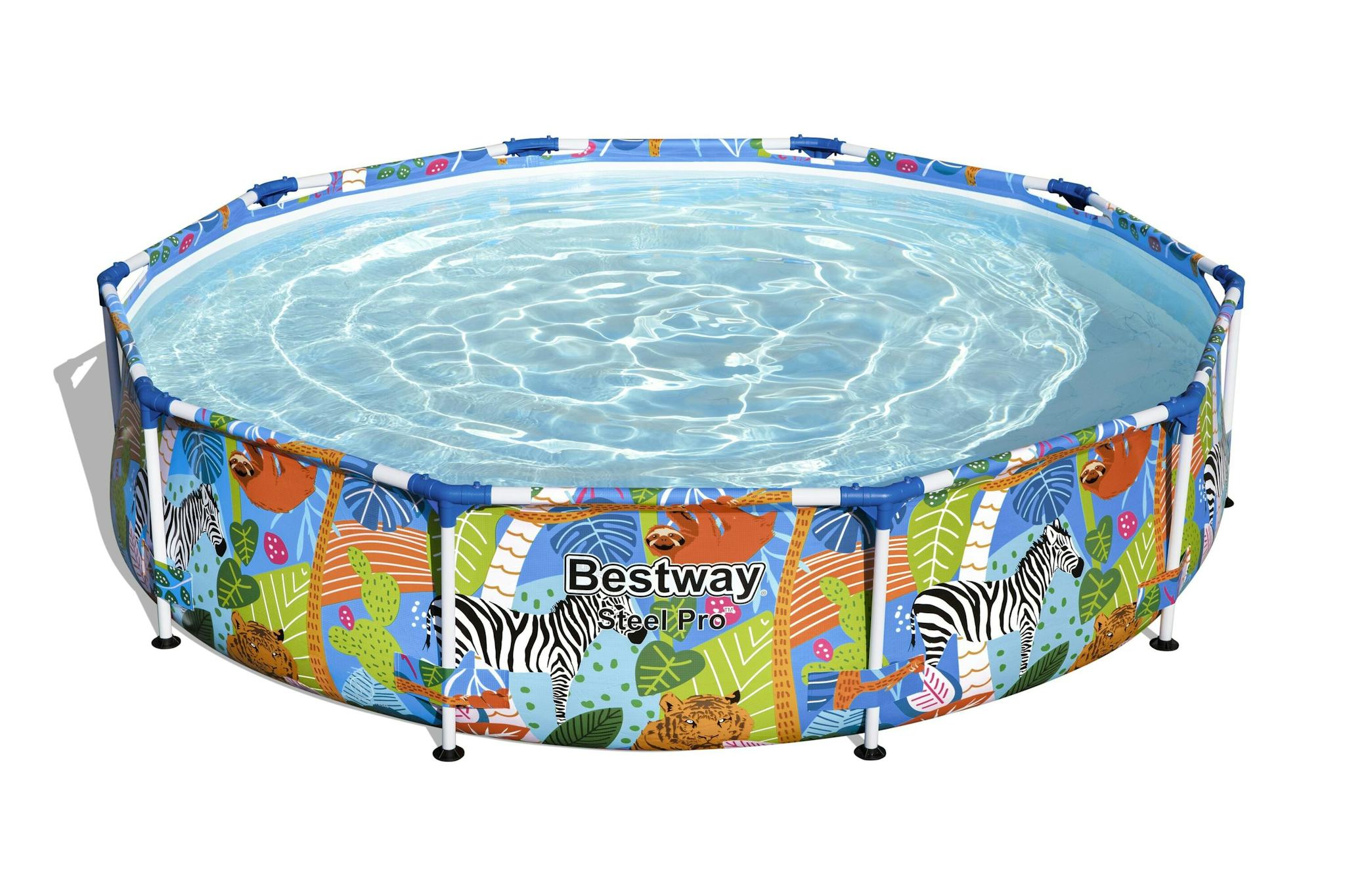 Bovengronds zwembad Bovengronds rond zwembad Steel Pro™ Animal Look van 305X66 cm Bestway 1