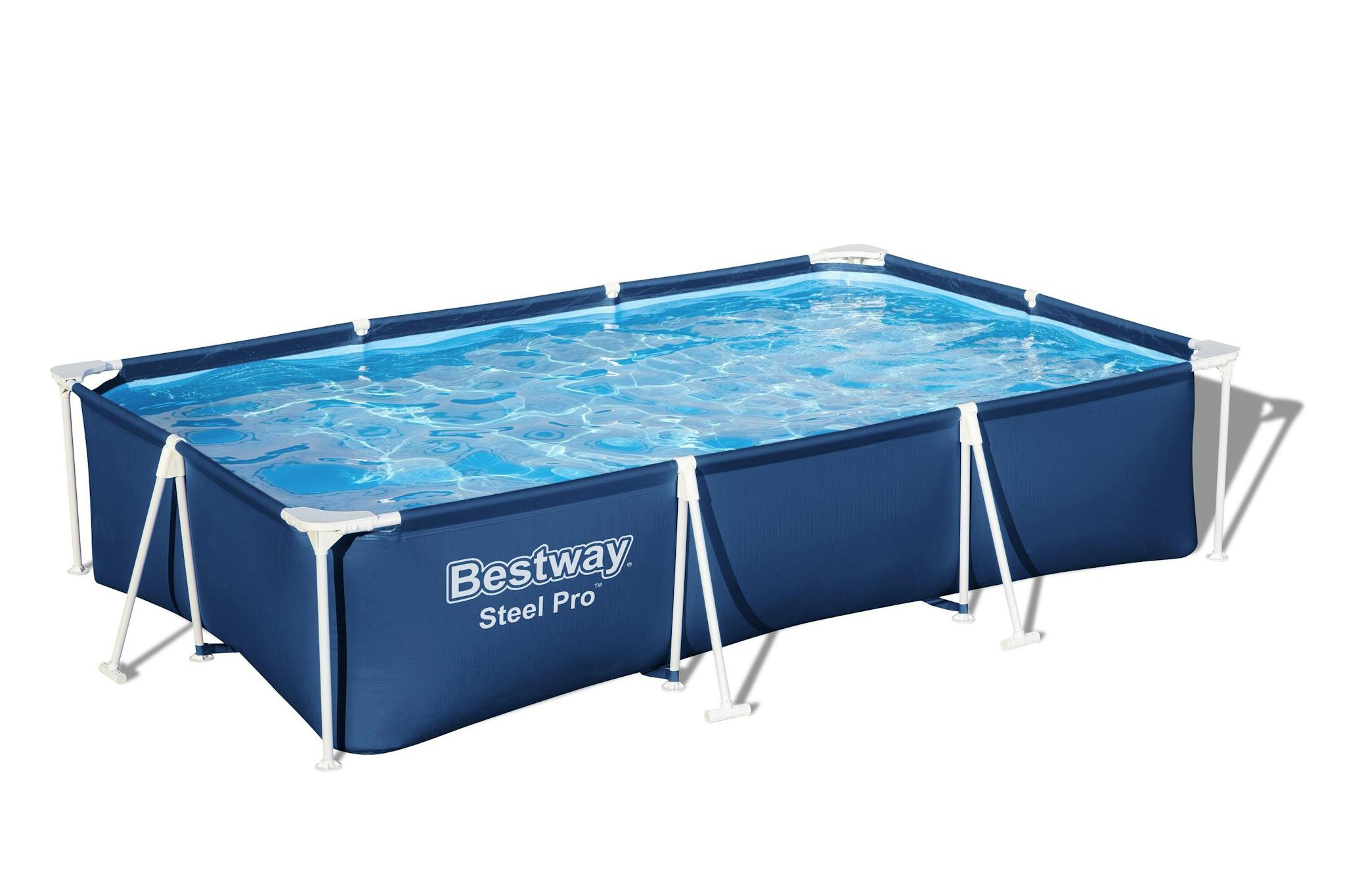 Bovengronds zwembad Steel Pro bovengrondse rechthoekige set van 300x201x66 cm Bestway 1