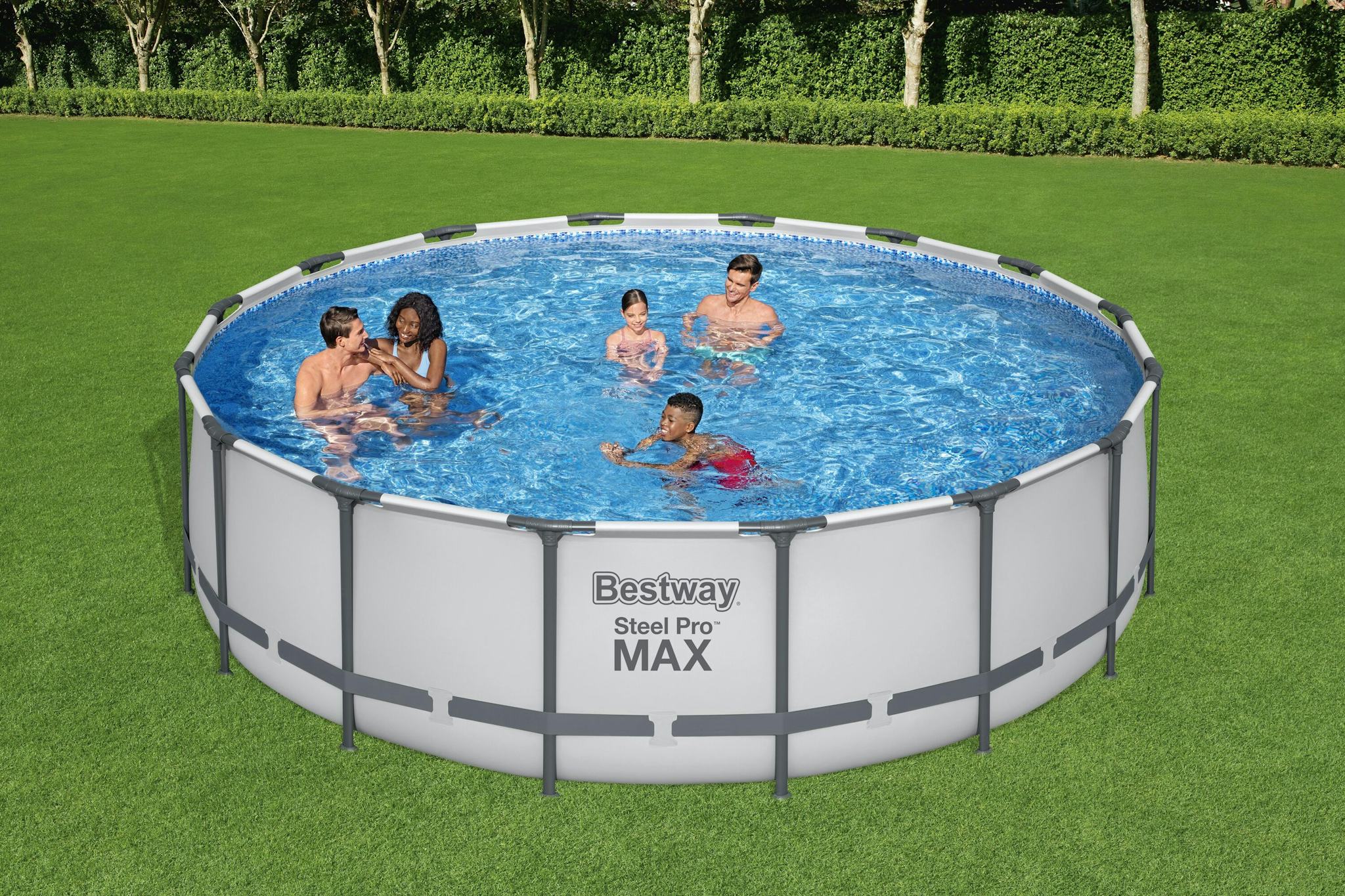 Bovengronds zwembad Steel Pro MAX bovengrondse ronde set van 488x122 cm Bestway 3