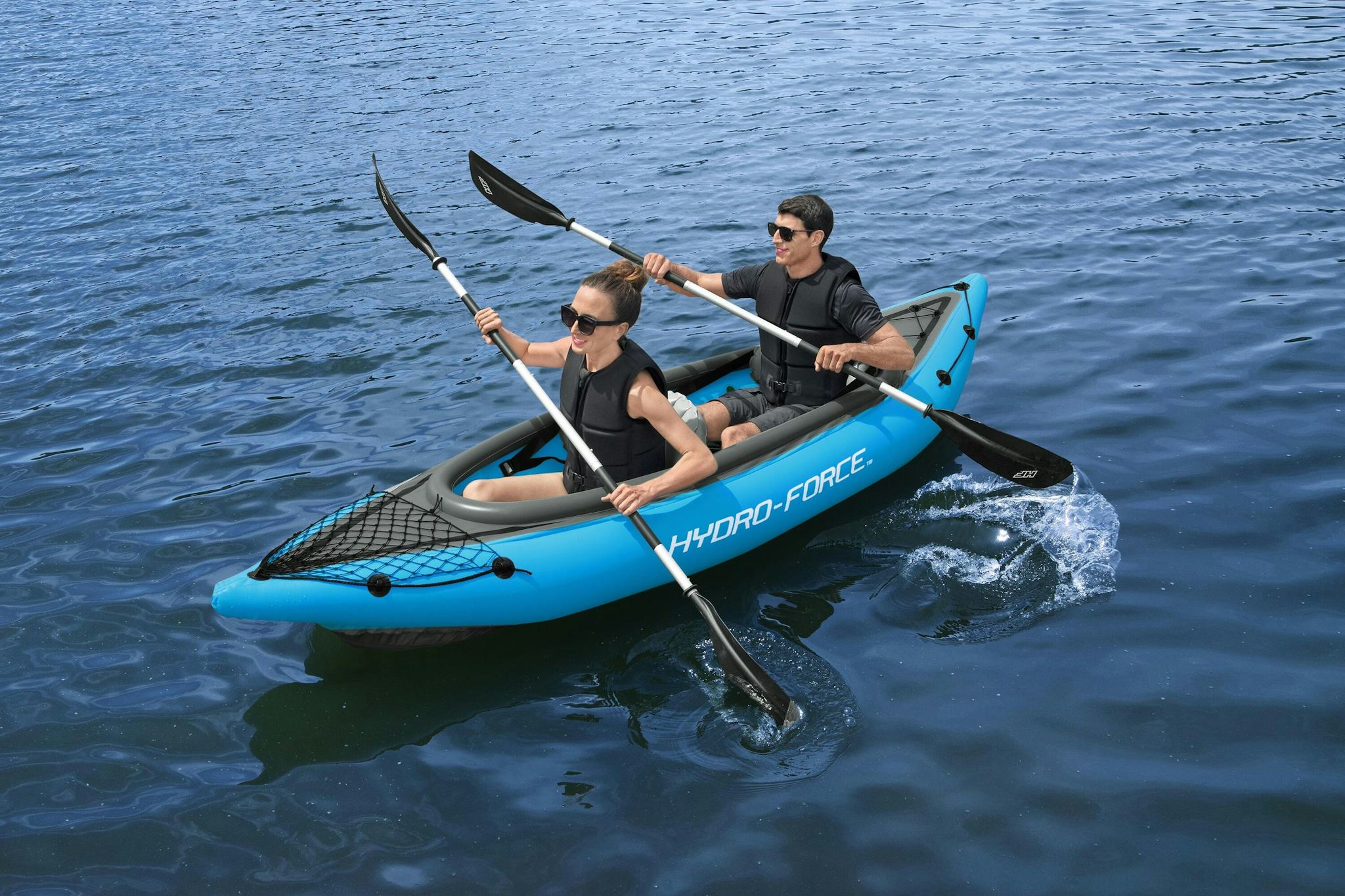 SUP en kajak Cove Champion opblaasbare kayak van 331x88 cm, voor 2 personen Bestway 3