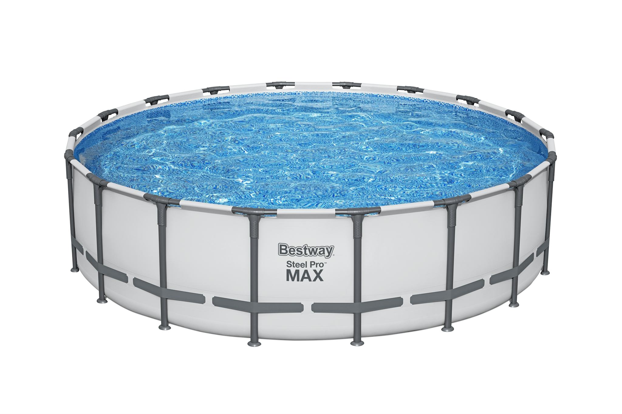 Bovengronds zwembad Set Steel Pro MAX rond bovengronds zwembad van 549x132 cm Bestway 2